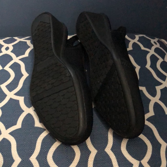 Charter Club black fabric sling back. Size 9. Worn once. Sold Without Box. - Picture 2 of 3